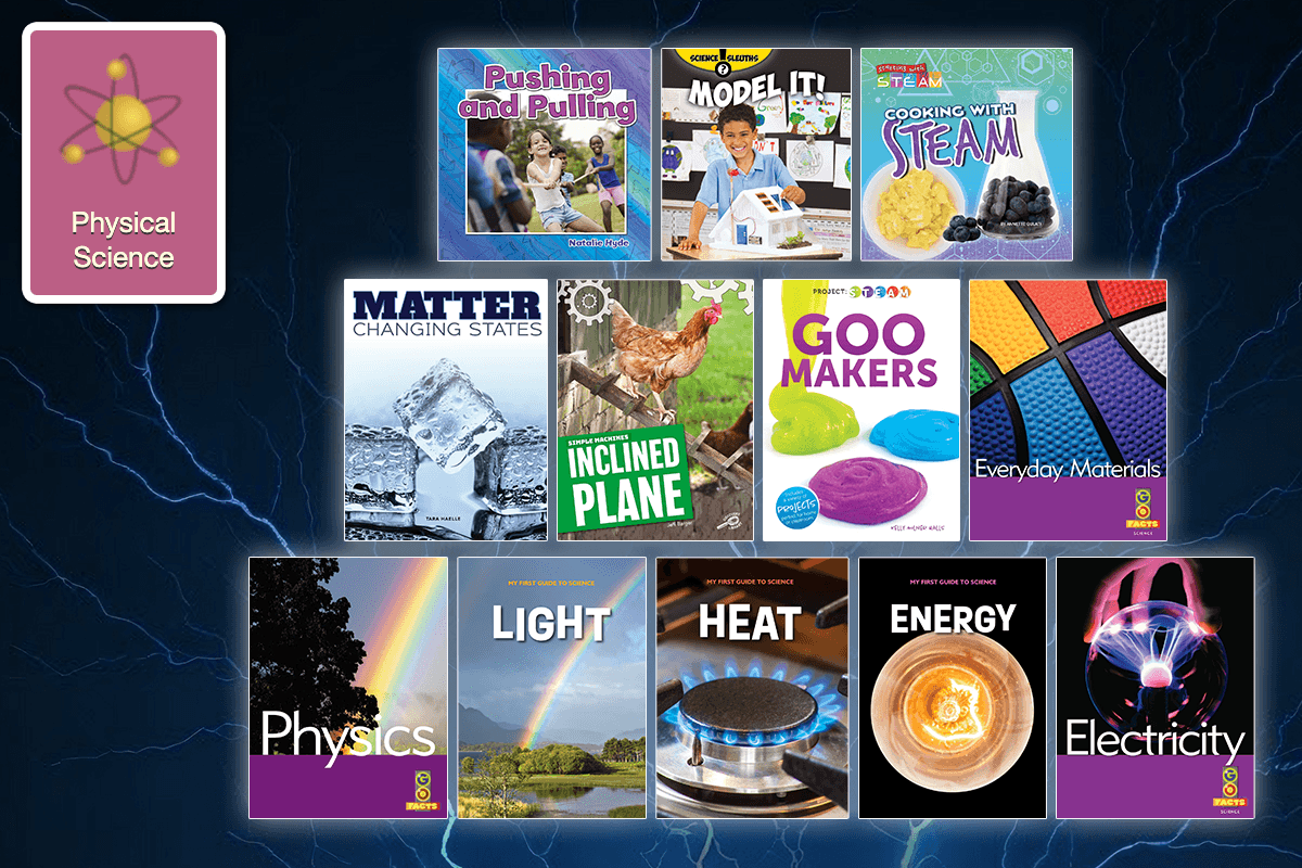 Examples of the Physical Science nonfiction books for kids in the ABC Reading Eggs Library