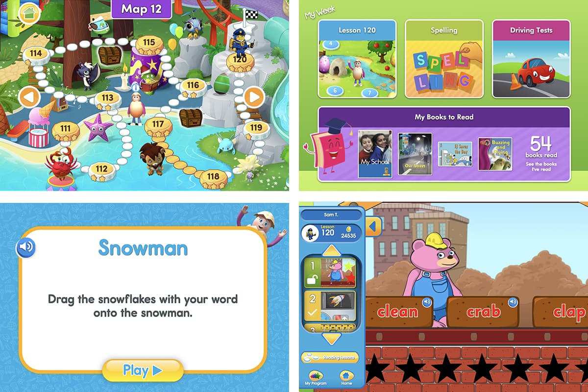 The structured learning path in ABC Reading Eggs helps children with autism learn to read