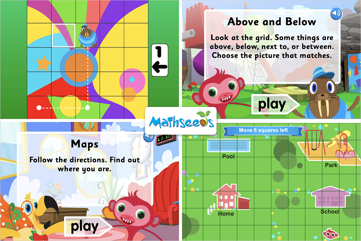 ABC Mathseeds teaches children how to follow directions through fun and interactive online lessons